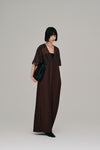 sheer yoke jumpsuit