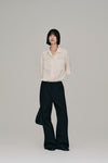 stretch flare pants