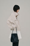 stand collar blouson