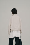 stand collar blouson