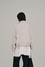 画像をギャラリービューアに読み込む, stand collar blouson
