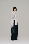 scalloped lace shirt