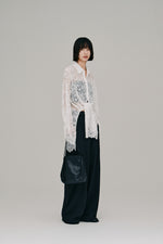 画像をギャラリービューアに読み込む, scalloped lace shirt
