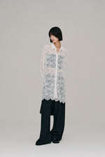 画像をギャラリービューアに読み込む, scalloped lace shirt
