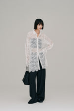 画像をギャラリービューアに読み込む, scalloped lace shirt
