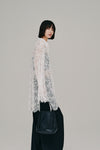 scalloped lace shirt