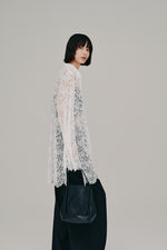 画像をギャラリービューアに読み込む, scalloped lace shirt
