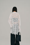scalloped lace shirt