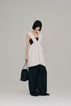 deep Vneck gather top