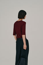 画像をギャラリービューアに読み込む, overlock neck tee
