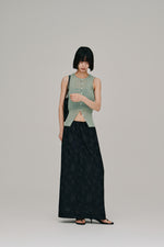 画像をギャラリービューアに読み込む, flower jacquard skirt
