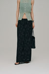 flower jacquard skirt