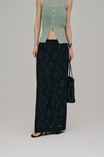 画像をギャラリービューアに読み込む, flower jacquard skirt
