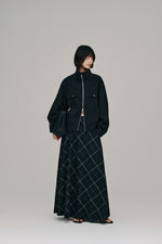 画像をギャラリービューアに読み込む, stand collar blouson
