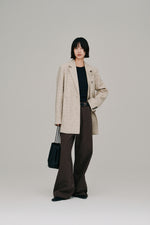 画像をギャラリービューアに読み込む, tweed tailored jacket
