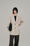 tweed tailored jacket