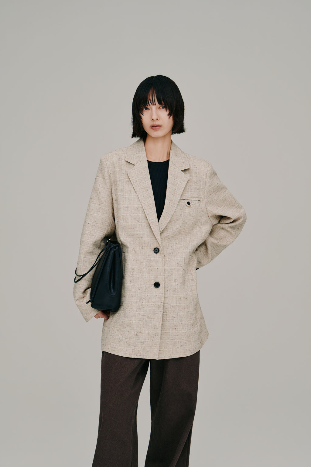 tweed tailored jacket