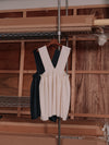 deep Vneck gather top