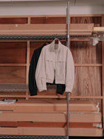 画像をギャラリービューアに読み込む, stand collar blouson
