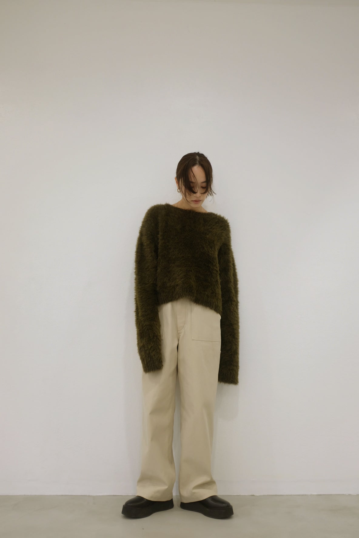 UNEVENNESS SHAGGY KNIT