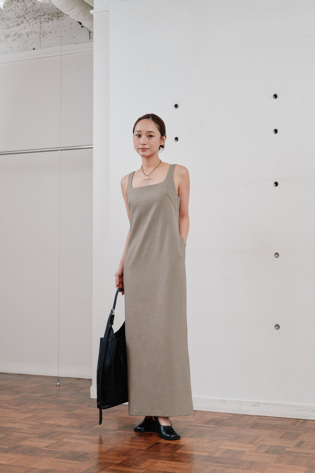 back tie cocoon dress