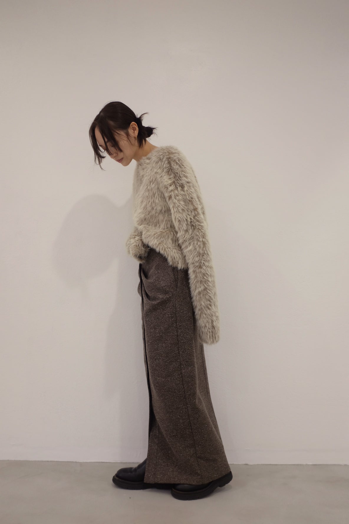 UNEVENNESS SHAGGY KNIT