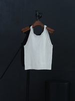 画像をギャラリービューアに読み込む, crochet edging knit top
