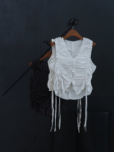 gather stripe top
