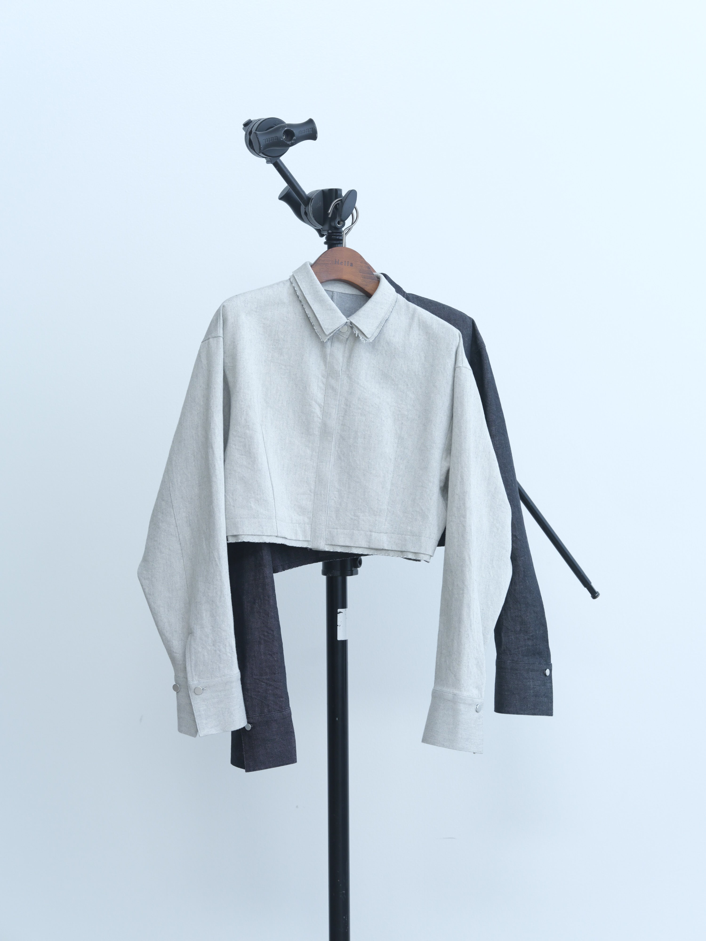 snow denim blouson