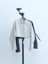 snow denim blouson