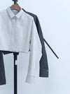 snow denim blouson