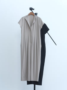 wide tuck jumpsuit