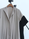 wide tuck jumpsuit