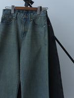 画像をギャラリービューアに読み込む, side hem slit denim
