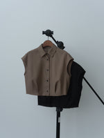 画像をギャラリービューアに読み込む, cut off cropped shirt
