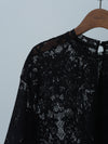 rascel lace half sleeve top