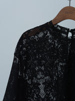 画像をギャラリービューアに読み込む, rascel lace half sleeve top
