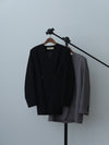 double button no collar jacket