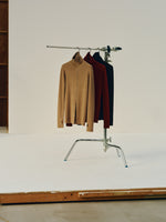 画像をギャラリービューアに読み込む, zip up rib knit
