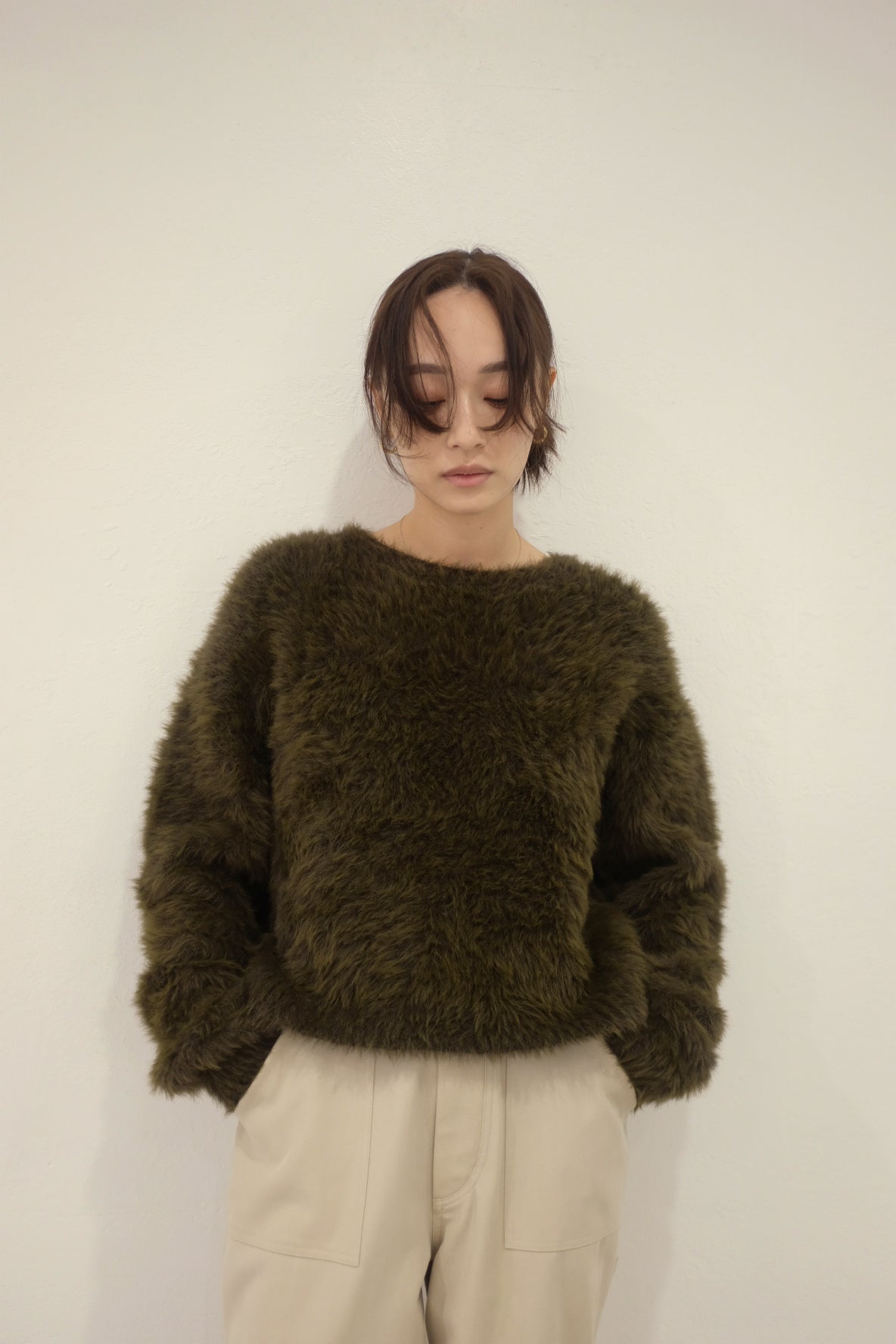 UNEVENNESS SHAGGY KNIT