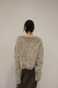 UNEVENNESS SHAGGY KNIT