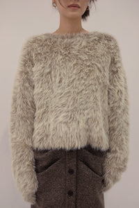 UNEVENNESS SHAGGY KNIT