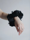 cut jacquard scrunchie