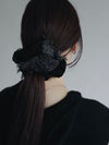 cut jacquard scrunchie