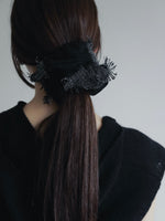 画像をギャラリービューアに読み込む, cut jacquard scrunchie
