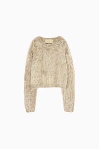 UNEVENNESS SHAGGY KNIT