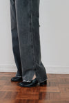 side hem slit denim