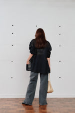 画像をギャラリービューアに読み込む, cut jacquard long shirt
