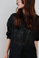 画像をギャラリービューアに読み込む, cut jacquard long shirt
