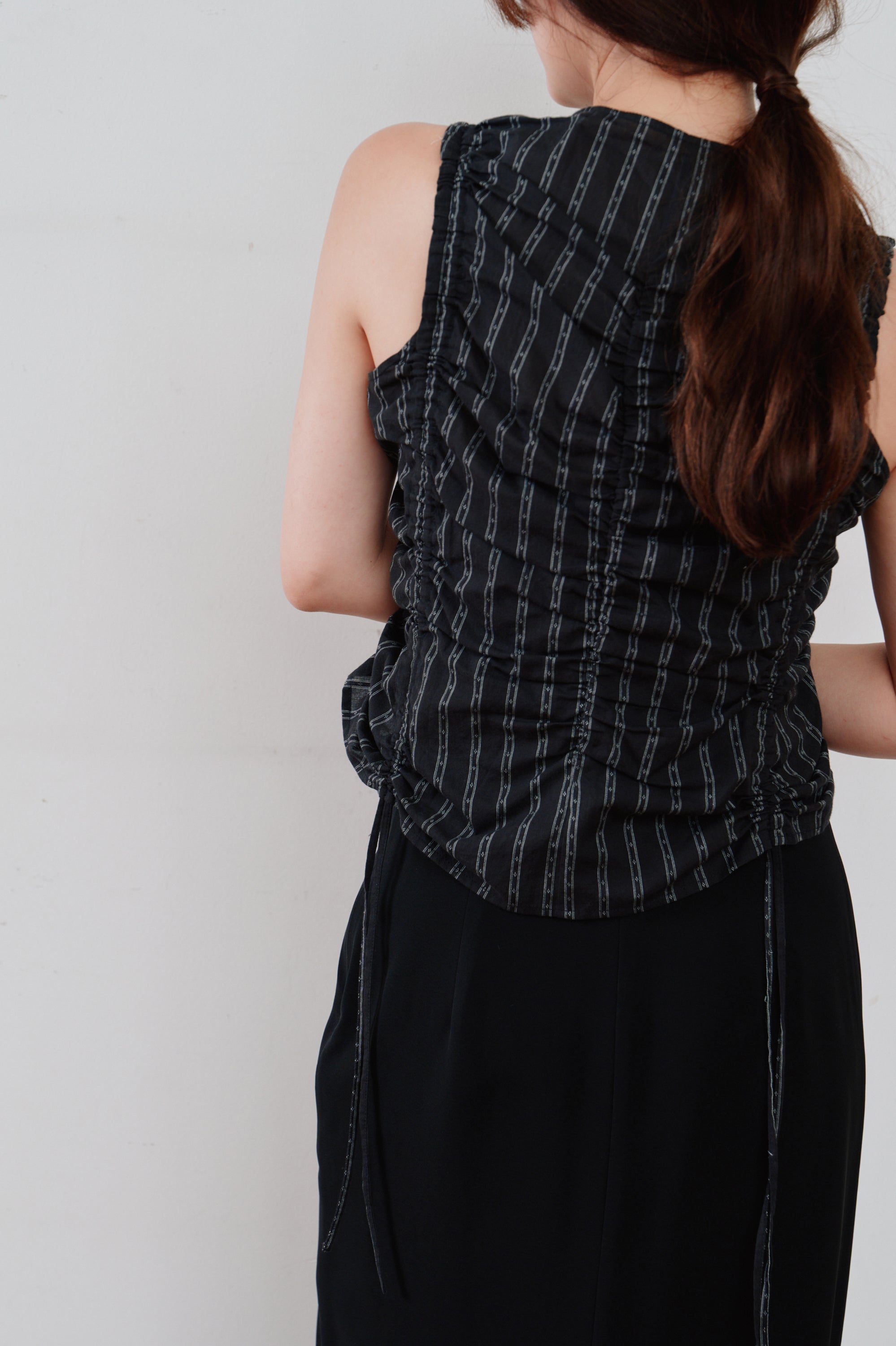 gather stripe top